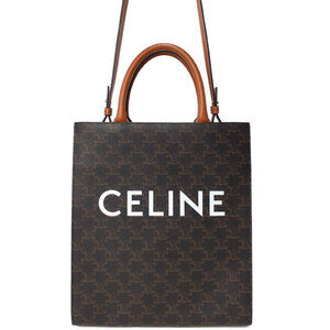 Celine Triomphe Vertical Cabas Tote Bag